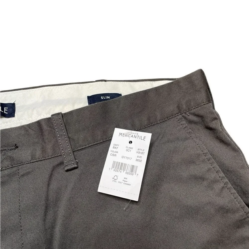 NWT J. CREW Flex Chino Pant Size 36x32